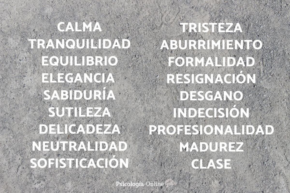 Qué significa el color gris en psicología