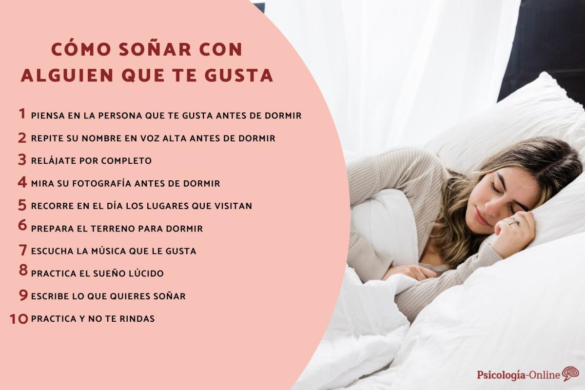 Cómo soñar con alguien que te gusta