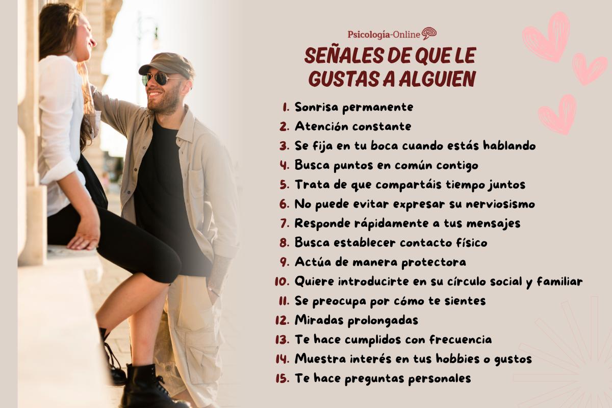 Señales de que le gustas a alguien
