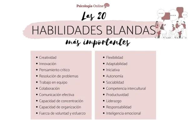 Diferencia entre habilidades blandas y duras y ejemplos - Ejemplos de habilidades blandas o soft skills