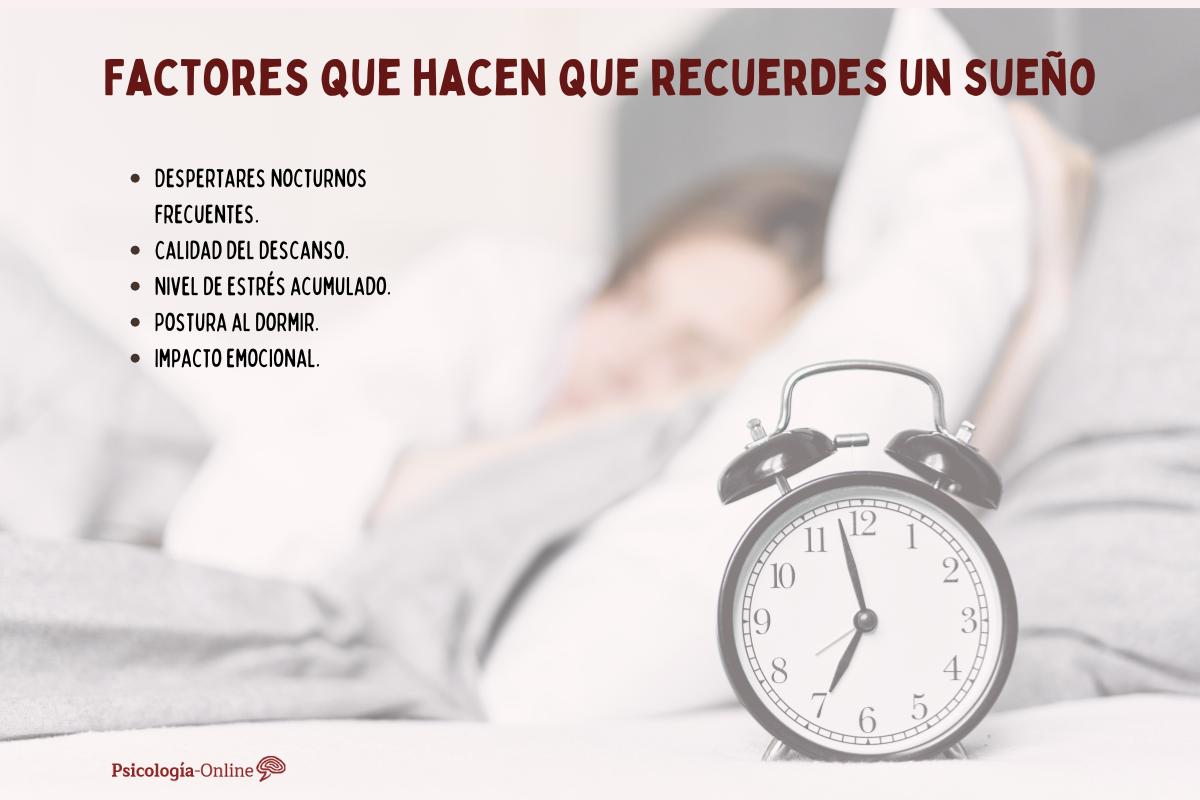 Por qué recordamos algunos sueños y otros no