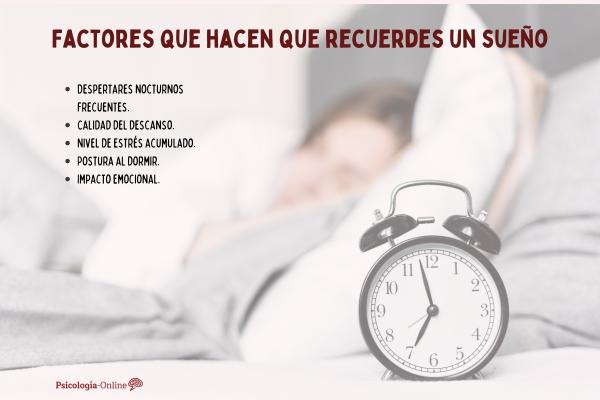 Por qué recordamos algunos sueños y otros no