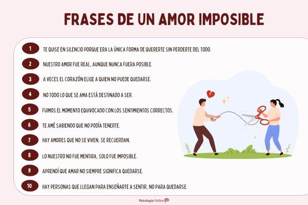 Frases de un amor imposible