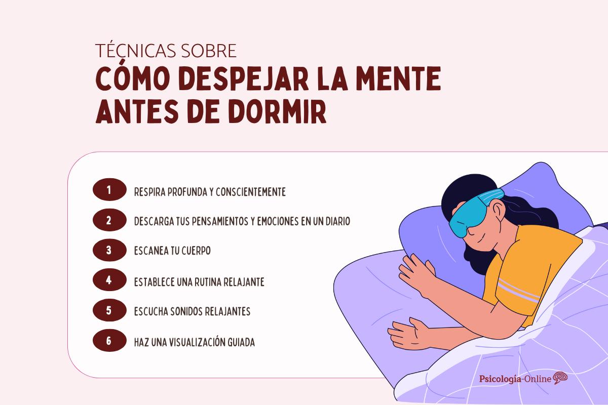 Cómo desconectar la mente para dormir