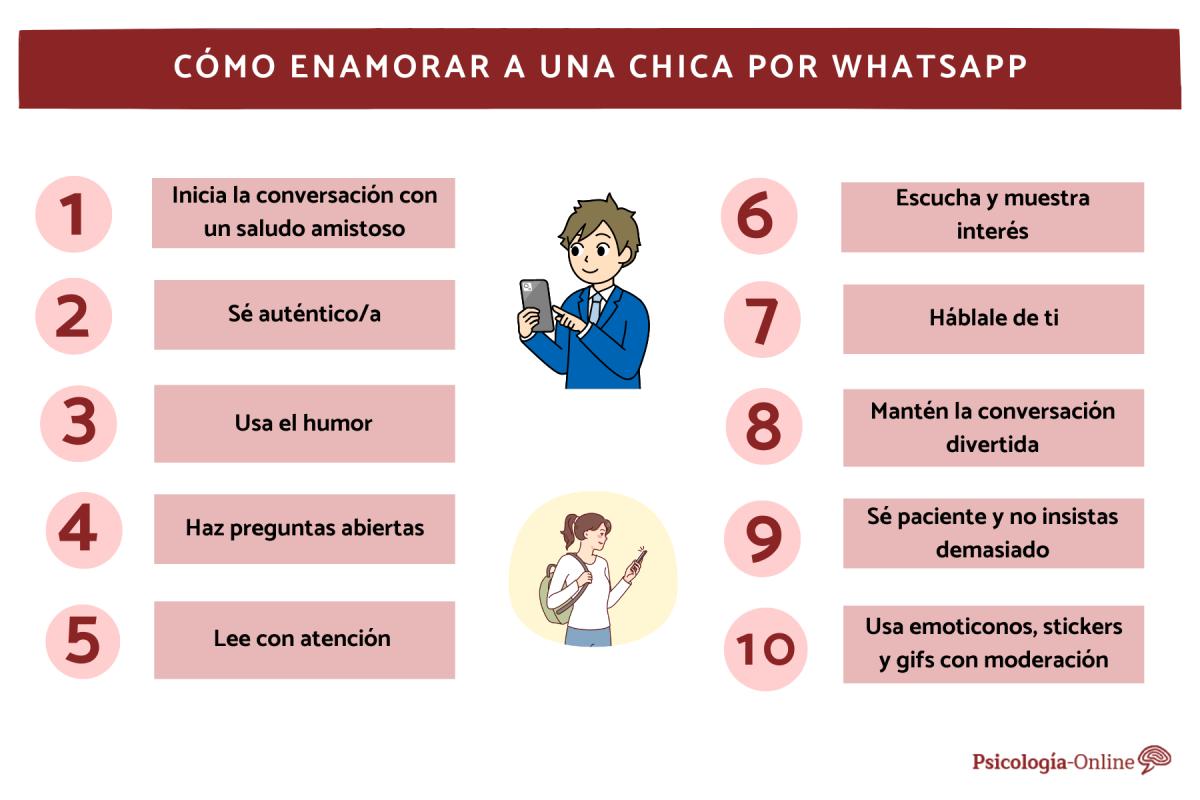Cómo enamorar a una chica por WhatsApp