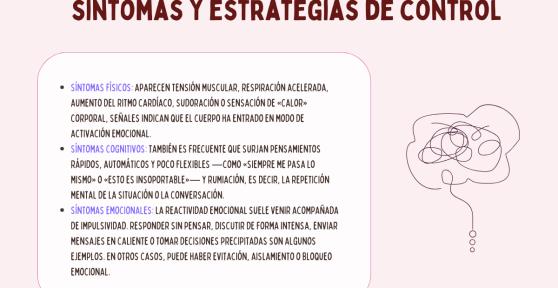 Reactividad emocional: causas, síntomas y estrategias de control