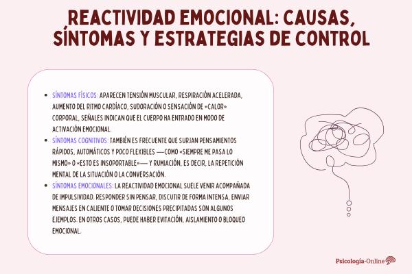 Reactividad emocional: causas, síntomas y estrategias de control