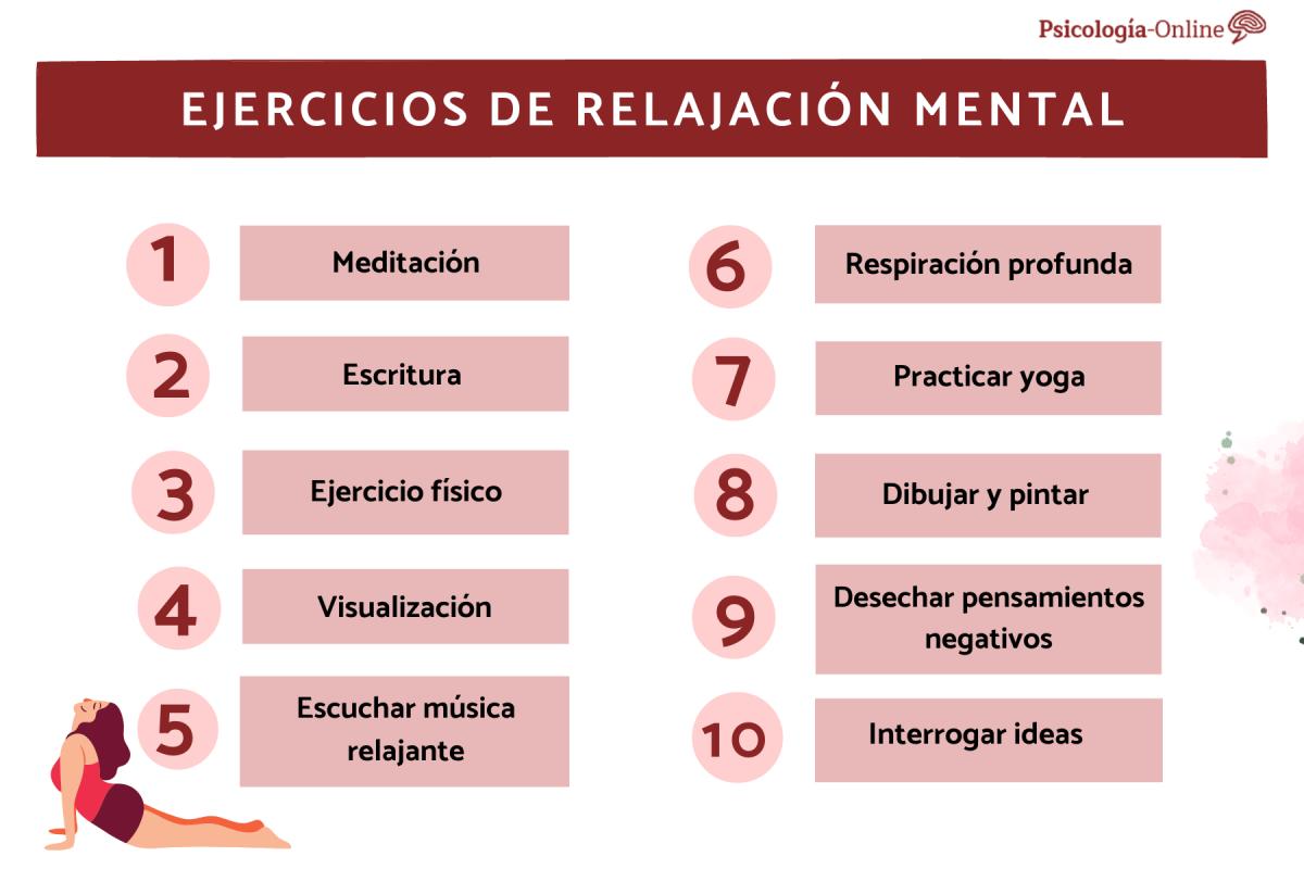 Cómo hacer ejercicios de relajación mental
