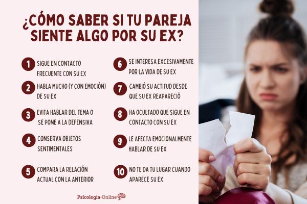 ¿Cómo saber si tu pareja siente algo por su ex?