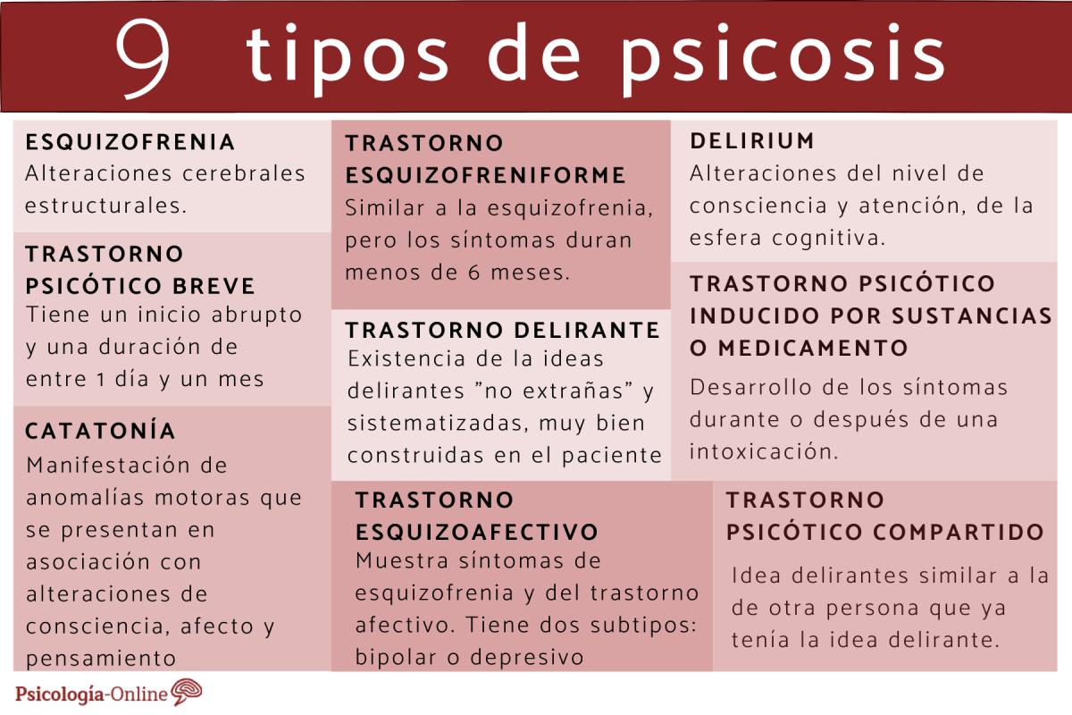 Tipos de psicosis