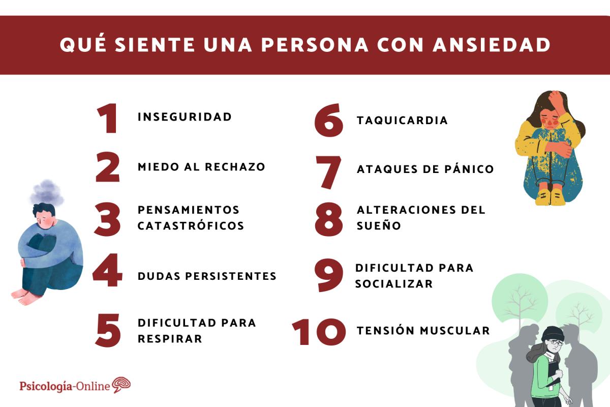 Qué siente una persona con ansiedad