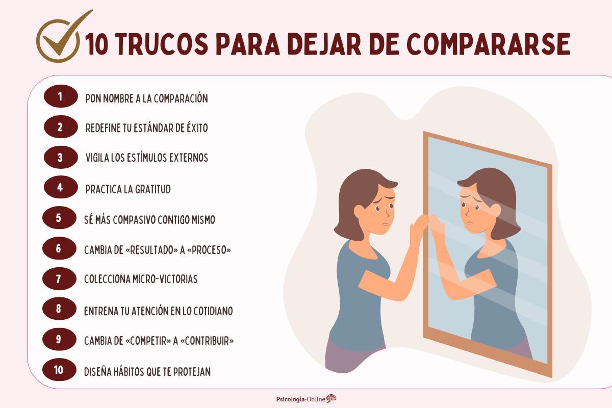 Cómo dejar de compararte con los demás: 10 consejos