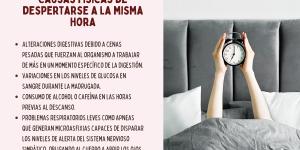 Qué significa despertarse siempre a la misma hora
