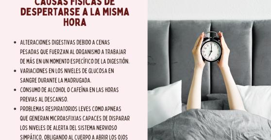 Qué significa despertarse siempre a la misma hora