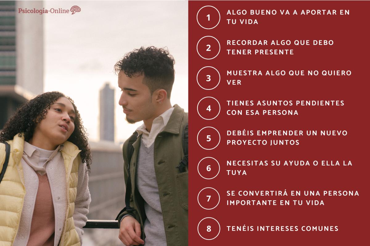 Qué significa encontrarse con una persona varias veces