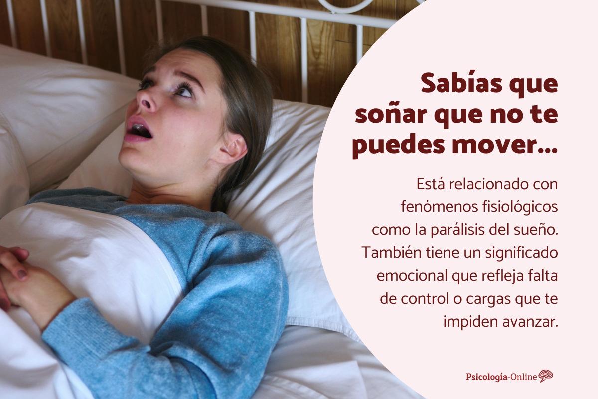 ¿Qué significa soñar que no te puedes mover?