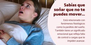 ¿Qué significa soñar que no te puedes mover?
