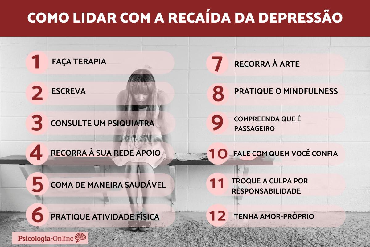 Como agir diante de uma recaída de depressão