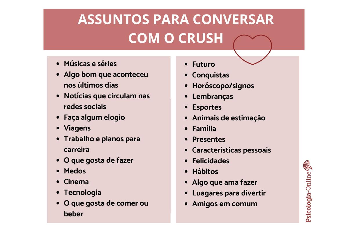 25 assuntos para puxar com o crush - Interessantes e infalíveis