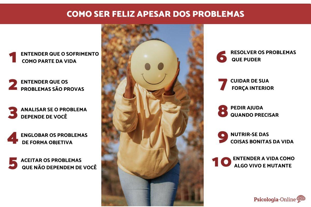 Como ser feliz apesar dos problemas