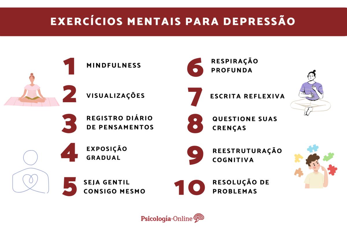 Exercícios mentais para depressão