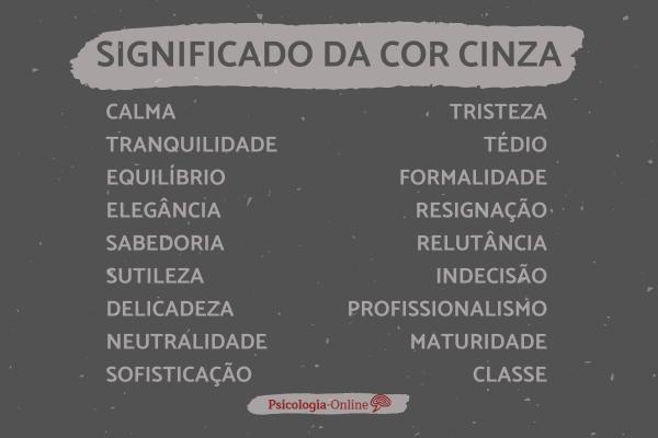 Significado da cor cinza na psicologia