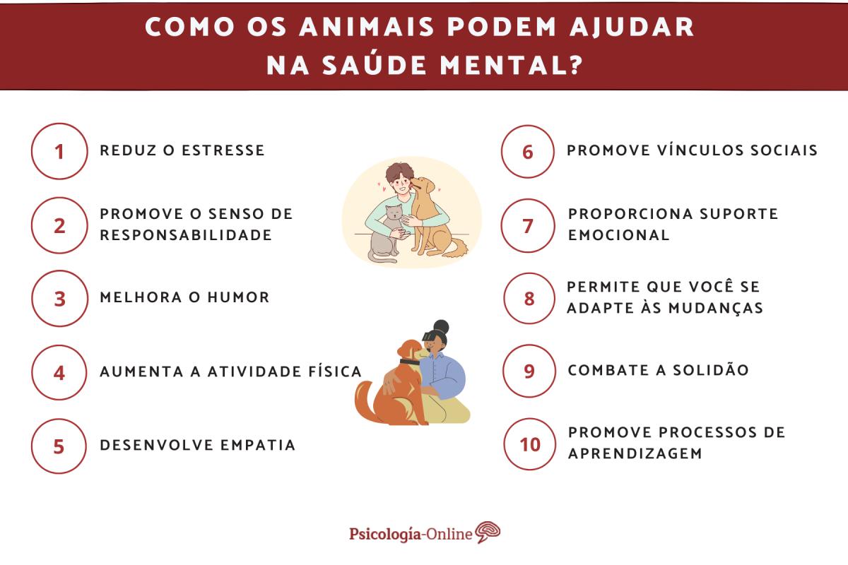 Como os animais podem ajudar na saúde mental?