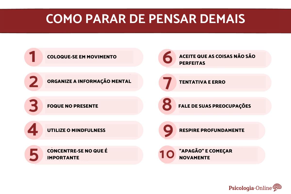 Como parar de pensar demais